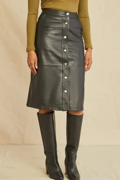 Amour Vert Deadwood Lara Skirt Black Fashion