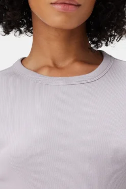 Amour Vert Eleanor Long Sleeve Baby Rib Tee Lilac Best