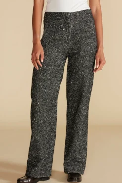 Amour Vert Estie Straight Leg Pant BlackHerringbone Hot
