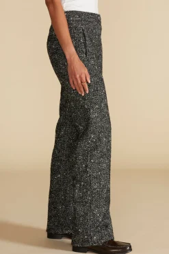 Amour Vert Estie Straight Leg Pant BlackHerringbone Hot