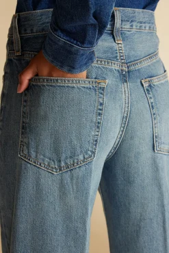 Amour Vert ETICA Devon Wide Leg Jean MoonbayMediumBlue Fashion