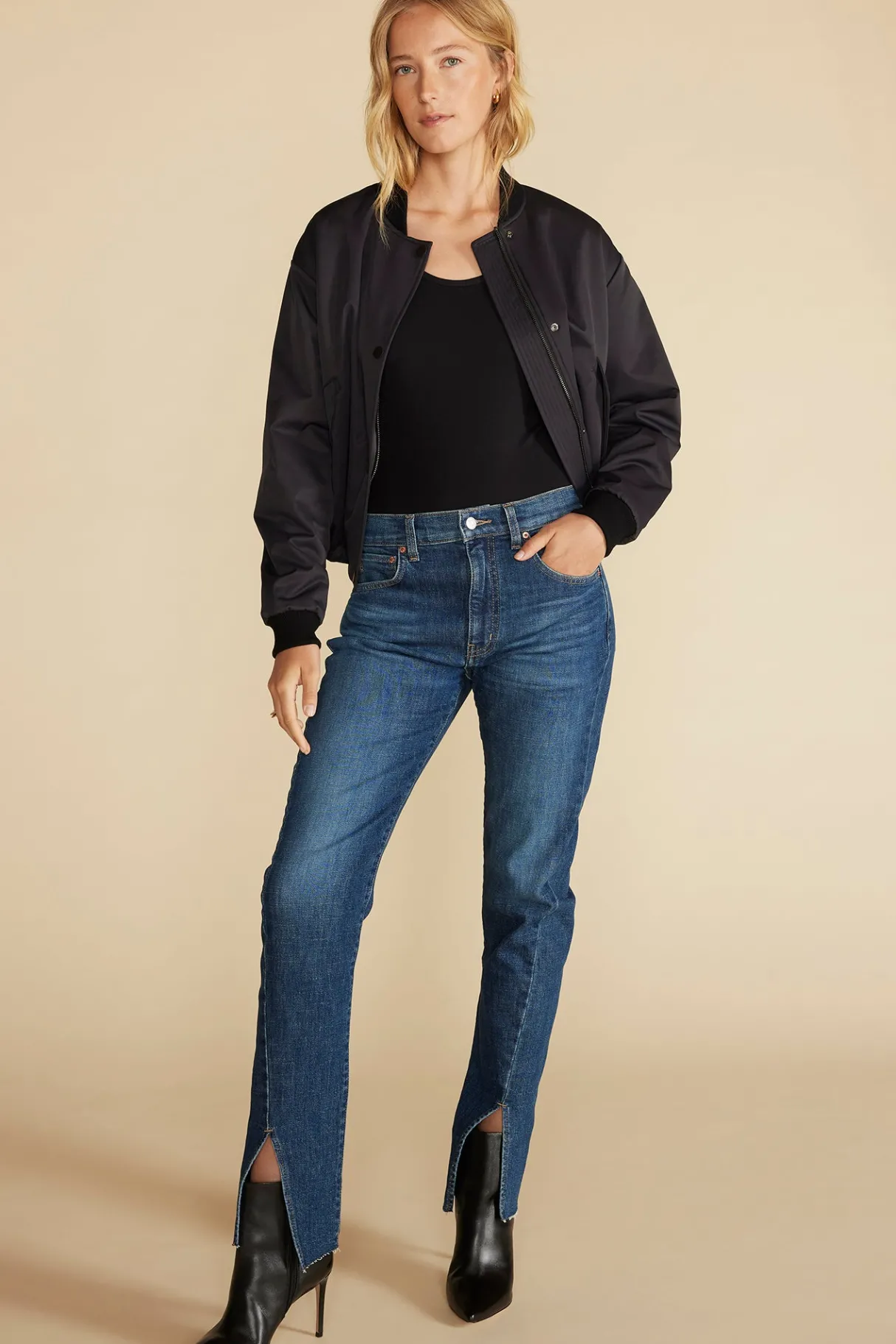 Amour Vert ETICA Rialto Slim Leg Jean ChromeDiopside Fashion