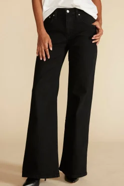 Amour Vert ETICA Romi Wide Leg Jean Onyx New