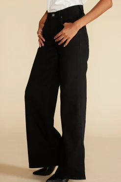 Amour Vert ETICA Romi Wide Leg Jean Onyx New