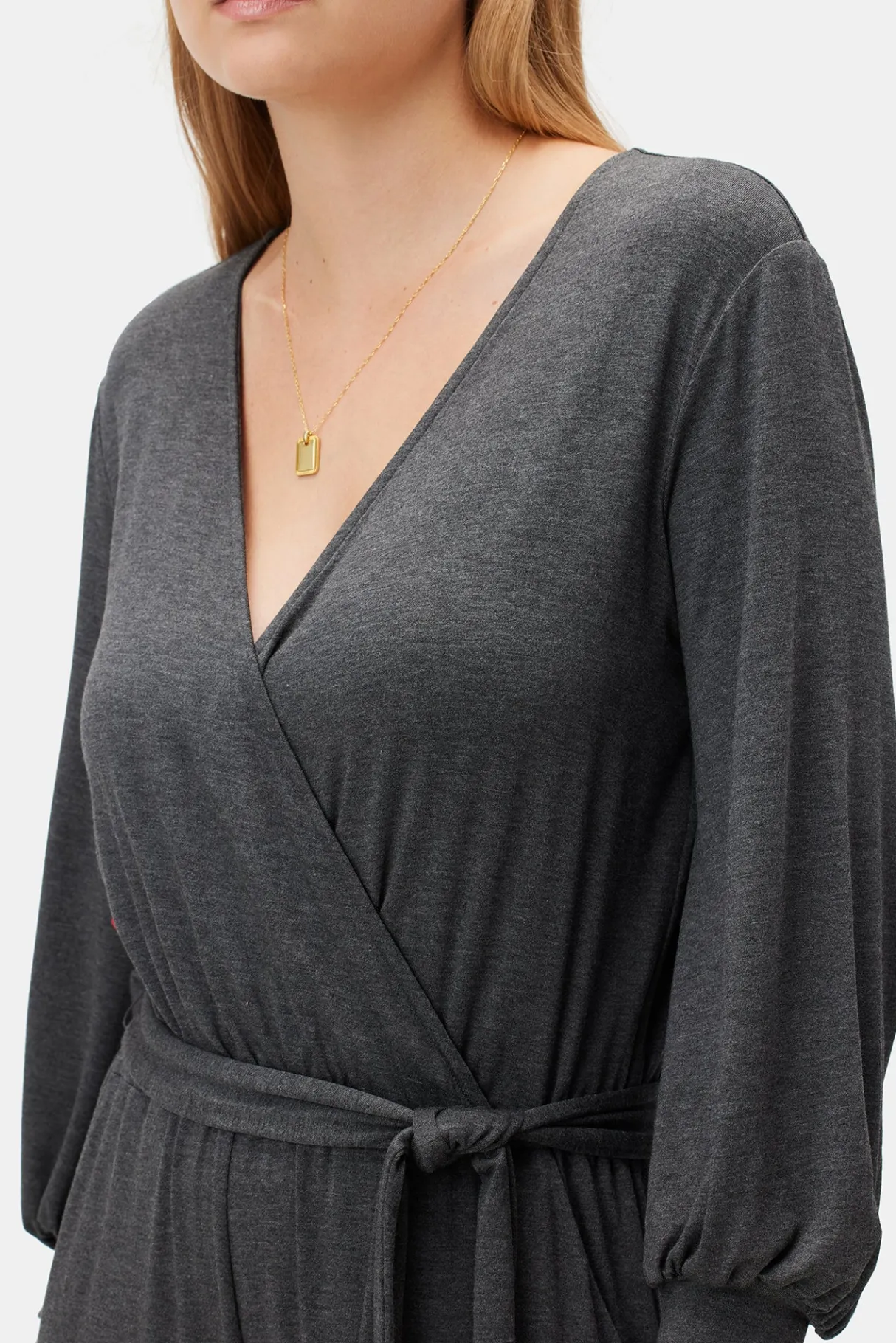 Amour Vert Everley Modal Jumpsuit Anthracite Clearance