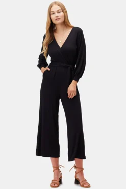 Amour Vert Everley Modal Jumpsuit Black Outlet