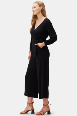 Amour Vert Everley Modal Jumpsuit Black Outlet
