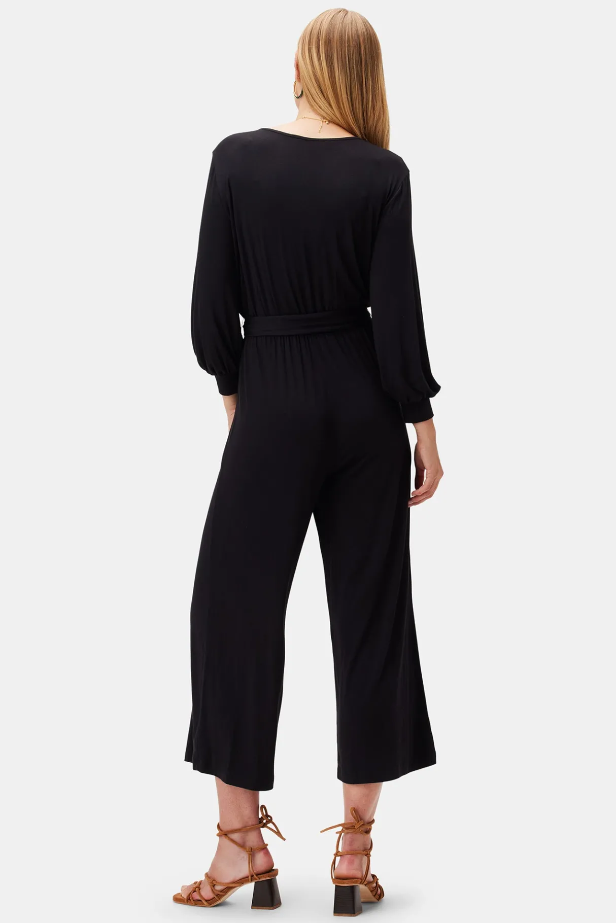 Amour Vert Everley Modal Jumpsuit Black Outlet