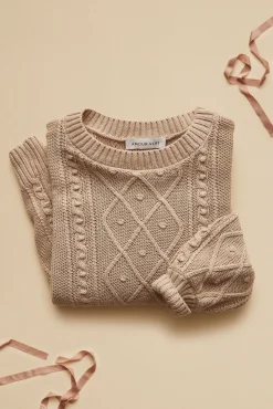 Amour Vert Faedra Organic Cotton Sweater OatBeige Sale