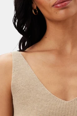 Amour Vert Finn Crop Tank LightOatmeal Outlet