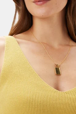 Amour Vert Finn Crop Tank Gold Clearance