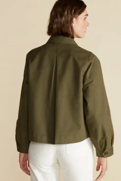 Amour Vert Genevieve Organic Cotton Jacket CallaGreen Sale