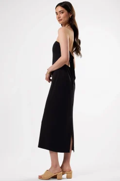 Amour Vert Gio Stretch Knit Dress Black Hot