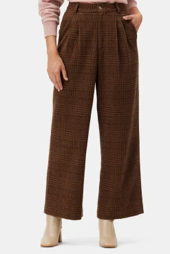 Amour Vert Holland Wool Pant RustPlaid Sale