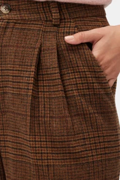 Amour Vert Holland Wool Pant RustPlaid Sale