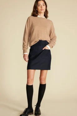 Amour Vert Ira Mini Skirt NavyBlue Online