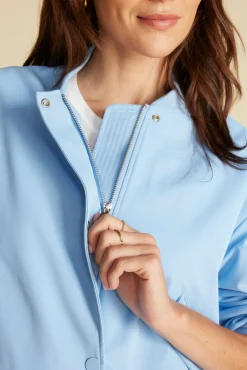 Amour Vert Jarrel Bomber Jacket SkyBlue Best
