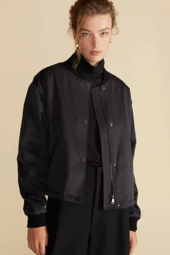 Amour Vert Jarrel Bomber Jacket Black Online