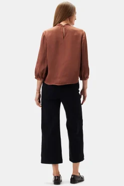 Amour Vert Jeanne 3/4 Sleeve Blouse Cafe Online