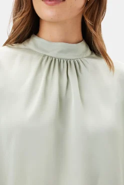 Amour Vert Jeanne 3/4 Sleeve Blouse MintGreen Online