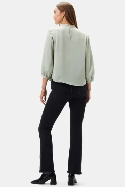 Amour Vert Jeanne 3/4 Sleeve Blouse MintGreen Online