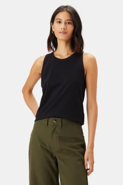 Amour Vert Jillian Organic Cotton Tank Black Online
