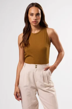Amour Vert Jillian Organic Cotton Tank Terre Clearance