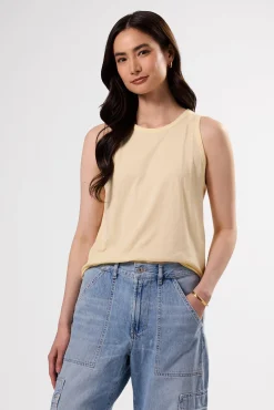 Amour Vert Jillian Organic Cotton Tank Anise Online