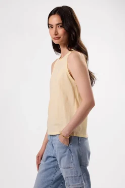 Amour Vert Jillian Organic Cotton Tank Anise Online