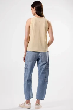 Amour Vert Jillian Organic Cotton Tank Anise Online