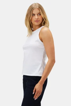 Amour Vert Jillian Organic Cotton Tank White Online
