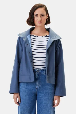 Amour Vert Joelle Wool Twill Jacket Horizon New