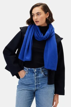 Amour Vert Jolie Cashmere Scarf Cobalt Outlet