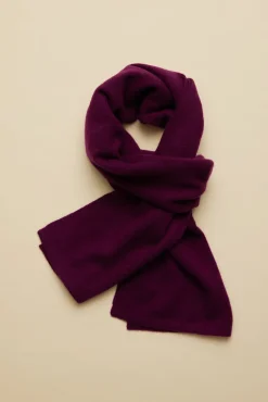 Amour Vert Jolie Cashmere Scarf Syrah Hot