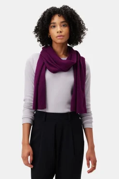 Amour Vert Jolie Cashmere Scarf Syrah Hot