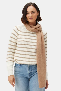 Amour Vert Jolie Cashmere Scarf CafeAuLait Fashion