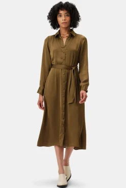 Amour Vert Joyce Dress BronzedOlive Sale