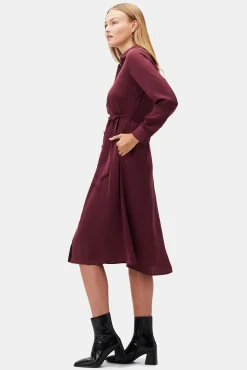 Amour Vert Joyce Dress Plum Online