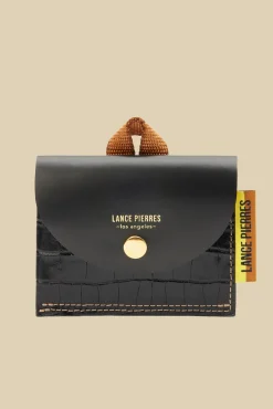 Amour Vert Lance Pierres Envoy 01 Snap Wallet CarbonCroc Clearance