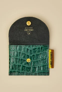 Amour Vert Lance Pierres Envoy 01 Snap Wallet ForestGreen Clearance
