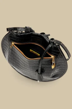 Amour Vert Lance Pierres Oroma 01 Saddle Bag CarbonCroc Outlet