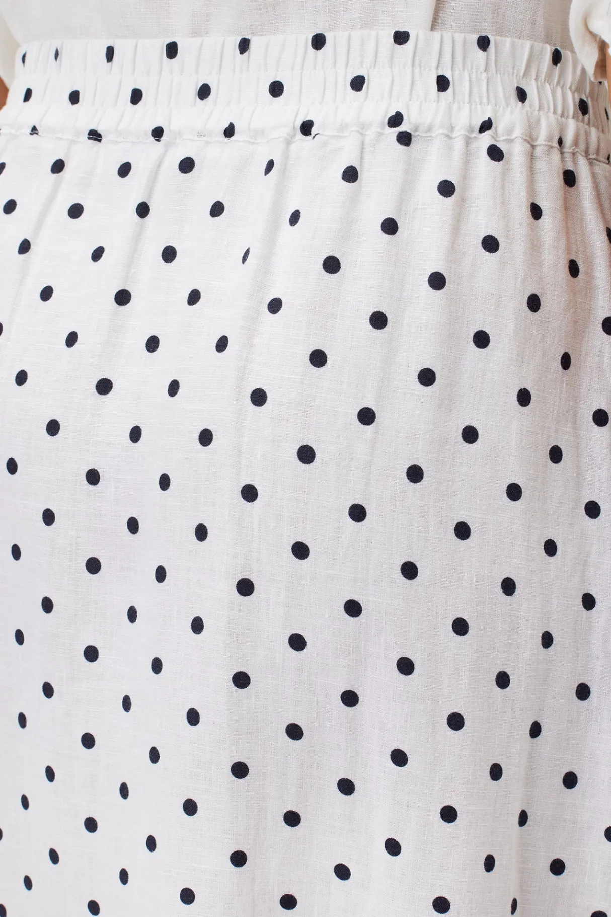 Amour Vert Lilly Pilly Lola Organic Linen Skirt PolkaDots Online