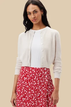 Amour Vert Lily Cardigan Sweater Birch Sale
