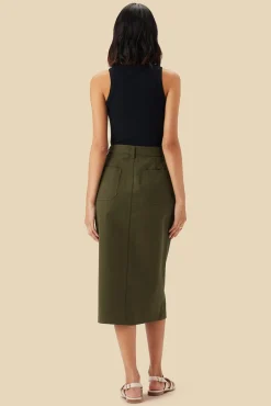 Amour Vert Lina Organic Cotton Skirt CallaGreen Fashion