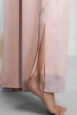 Amour Vert Lunya Washable Silk Tee Pant Set DelicatePink Hot