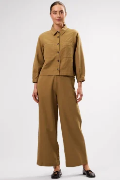 Amour Vert Malia Cotton Linen Pant Elm New