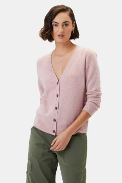 Amour Vert Mason Cashmere Cardigan Peony Fashion
