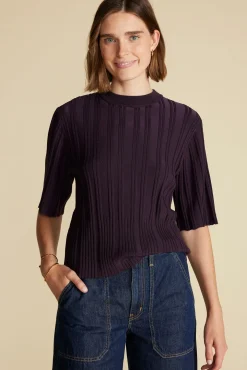 Amour Vert Mirabelle Novelty Top PurpleFig Online