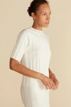 Amour Vert Mirabelle Novelty Top Ivory Sale