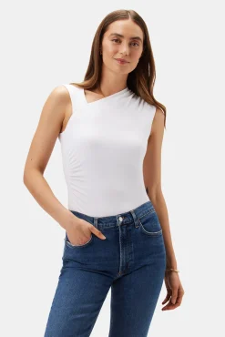 Amour Vert Monique Modal Tank White Fashion